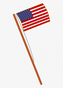 American Flag - Small American Flag Drawing - 486x1061 PNG ...