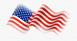 Рay Attention To Fourth Of July Flag Clip Art - Waving ...