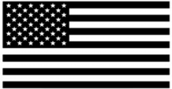Details about Heavy Duty Vinyl Transparent American Flag Decal Silhouette