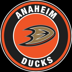 Details about Anaheim Ducks Circle Logo Vinyl Decal / Sticker 5 Sizes!!!