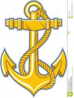Gold Anchor Stock Photo Image 22755490 clipart | Usn anchor | Anchor ...