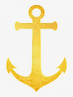 Clipart Anchor Gold Glitter - Ancla Sin Fondo Transparent PNG ...