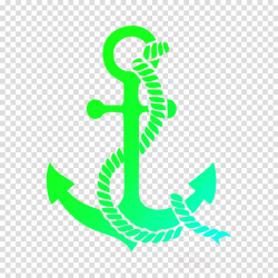 Anchor, Illustration, Green, transparent png image & clipart free ...