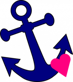 Anchor With Heart clip art - vector clip art online, royalty free ...