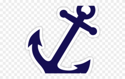 Anchor Clipart Sailor - Navy Blue Anchor - Png Download (#244079 ...