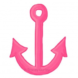 Pink Anchor clip art, | Clipart Panda - Free Clipart Images