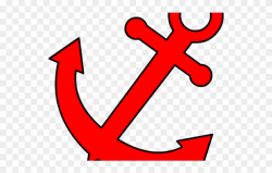 Red Clipart Anchor - Red Anchor Clipart Png Transparent Png ...