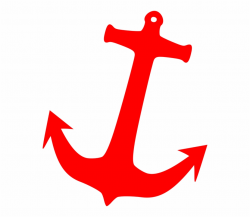 Anchor Sailor Tattoo Red - Red Anchor Clip Art, Transparent Png ...