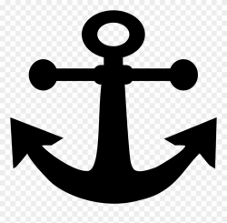 Sea Clipart Symbol - Anchor Clipart Black And White - Png Download ...