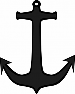 Simple Anchor clip art Free vector in Open office drawing svg ( .svg ...