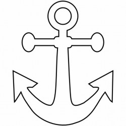 White anchor clip art liked on polyvore polyvore - Cliparting.com