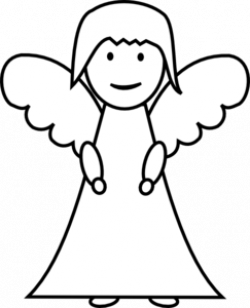 Simple Drawings Of Angels | Free download best Simple Drawings Of ...