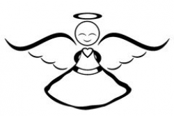 Angel Clip Art Simple Outline | Clipart Panda - Free Clipart Images