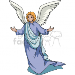 Female angel clipart. Royalty-free GIF, JPG, PNG, WMF clipart ...