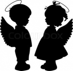 29 Best angel silhouette images in 2017 | DIY Christmas Decorations ...