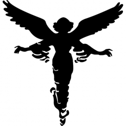 Free Angel Silhouette, Download Free Clip Art, Free Clip Art on ...