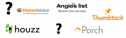 Homeadvisor vs Angie\'s List vs Houzz vs Porch vs Thumbtack ...
