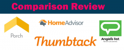 Comparison review of HomeAdvisor vs Angie\'s List vs Porch vs ...