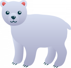 Cute Polar Bear Clip Art - Free Clip Art