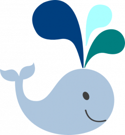 Baby Whale Clip Art | little light blue whale clip art | baby shower ...