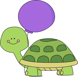 Birthday Turtle Clipart