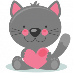 Cute valentine animal svg - RR collections