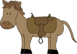 Horse with Saddle | animals clipart | Pinterest | Horses, Horse clip ...