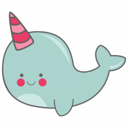Narwhal SVG Scrapbook Cut File Cute Clipart Files For Silhouette ...