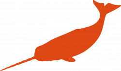 Narwhal Cetacea Silhouette Drawing Animal free commercial clipart ...