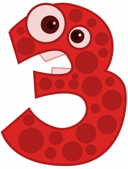 Animal Number 3 Clipart