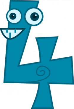 Animal Number Four Clip Art at Clker.com - vector clip art online ...