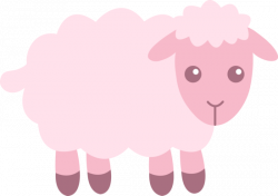 Pink Baby Animal Clipart