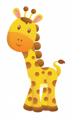 Baby Safari Animals Clipart Group with 75+ items