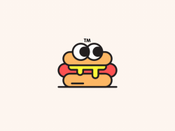 Hot-Hot logo eyes jump fast food logo animation cute offset ...