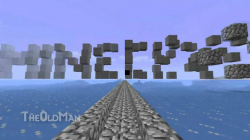 Minecraft Logo Animated in Minecraft