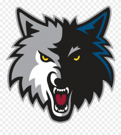 Gray Wolf Clipart Animated - Minnesota Timberwolves Logo ...
