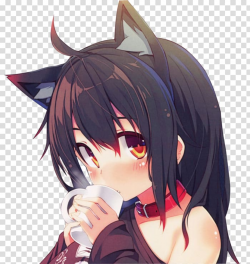 Catgirl Anime Chibi Kawaii, Cat transparent background PNG ...