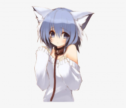 Neko Girl Png Library - Anime Cat Girls With Blue Hair ...