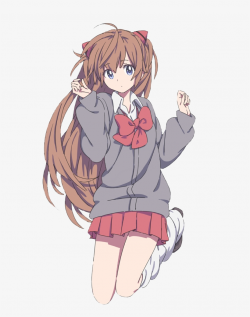 Girl Tumblr Png - Cute Girl Anime Transparent PNG Image ...