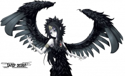 Anime Bloodborne Transprent Png Free Download Eagle Black ...