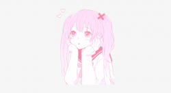 Anime Girl Pink Png - Pink Haired Anime Girl Pastel - Free ...