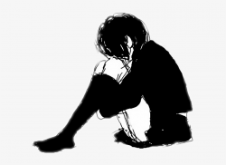 Transparent Anime Girl Sad PNG Image | Transparent PNG Free ...
