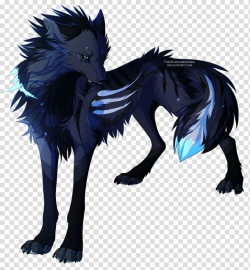 Gray wolf Baby Wolves Drawing Anime Werewolf, BLUE WOLF ...