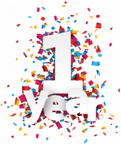One Year Anniversary PNG Transparent One Year Anniversary.PNG Images ...