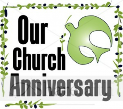 Our Church Anniversary Clipart | Church Word Art