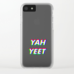 YAH YEET YAH Trendy Dance & Anthem of Yeeters Clear iPhone Case