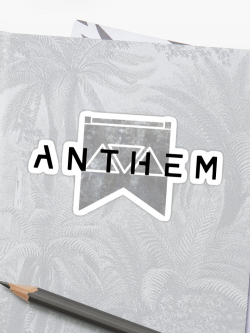 Anthem logo black | Sticker