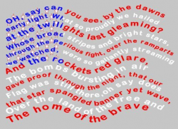 National Anthem SVG file only personal use by ...