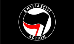 ANTIFA (Anti-Fascist Action) Flag (black) - 5 x 3ft