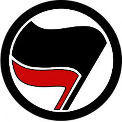 AntiFa Flag Style #NoFascism | Art Print